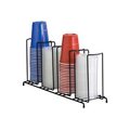 Dispense Rite Dispense-Rite - 4 Section Wire Rack Cup and Lid Organizer WR-4